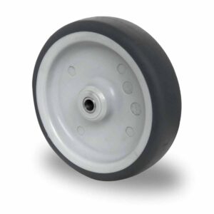 Rad ø 125 mm Serie P2W2 Gleitlager Edelstahl