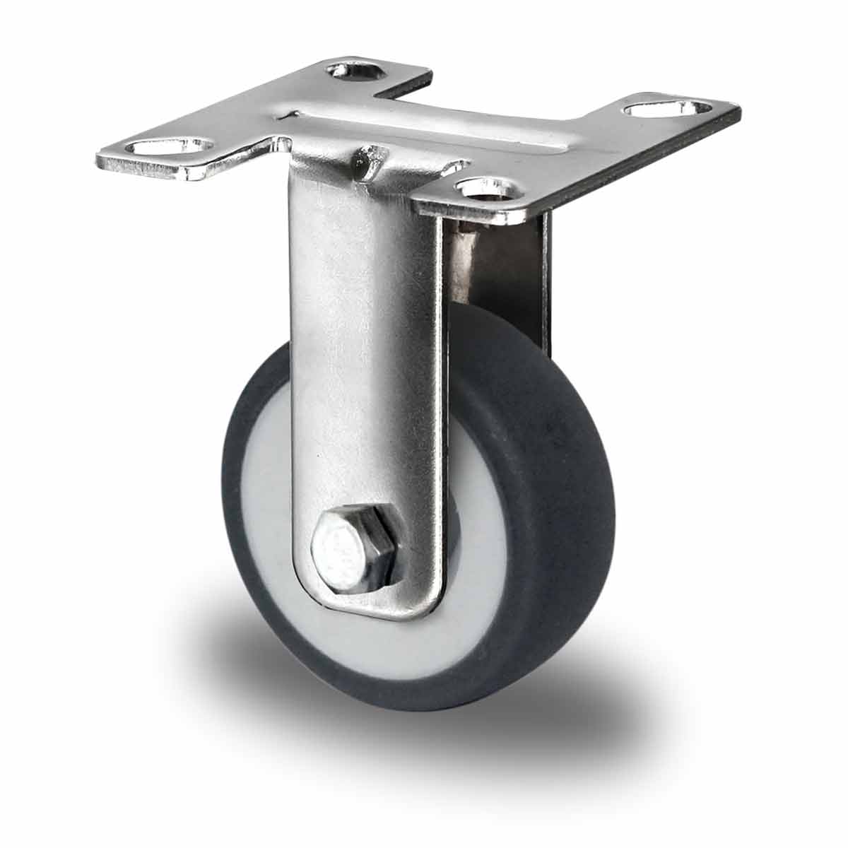 Bockrolle ø 50 mm Serie P2T2 Gleitlager Edelstahl