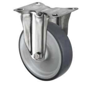 Bockrolle ø 200 mm Serie P2W2 Gleitlager Edelstahl