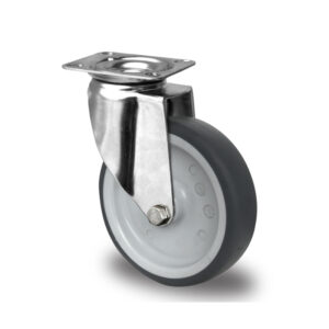 Lenkrolle ø 125 mm Serie P2T2 Gleitlager Edelstahl