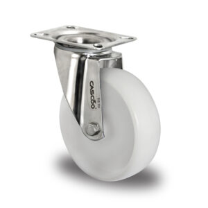 Lenkrolle ø 80 mm Serie N0N0 Gleitlager Edelstahl