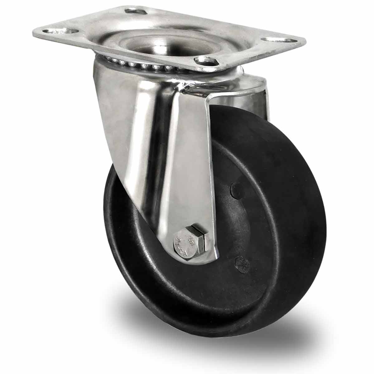 Lenkrolle ø 100 mm Serie C4C4 Gleitlager Edelstahl