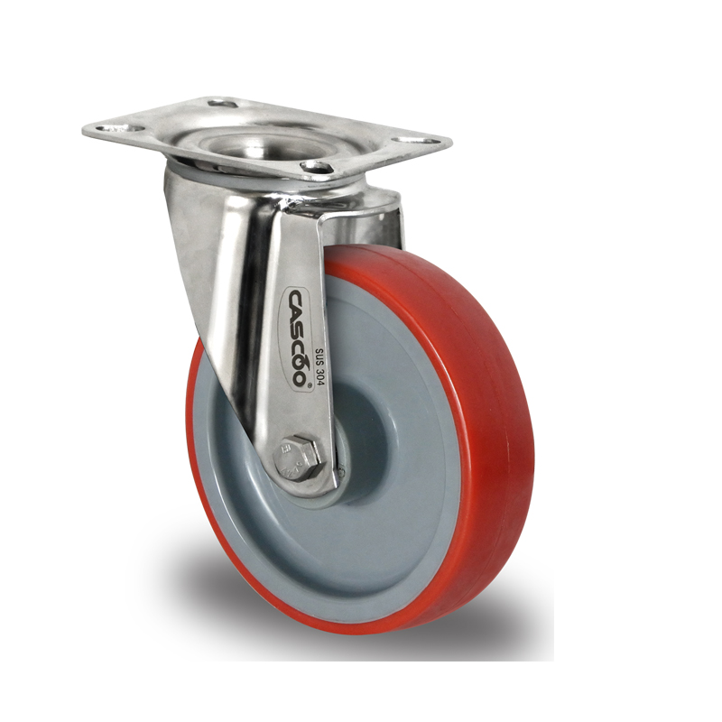 Lenkrolle ø 100 mm Serie N2U6 Rollenlager Edelstahl
