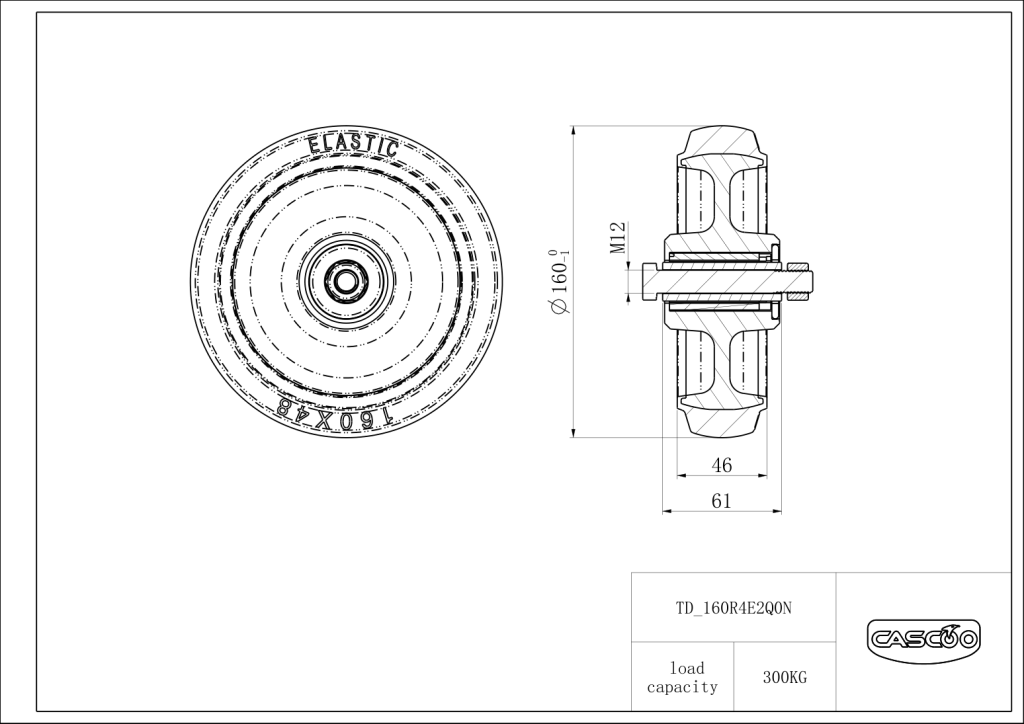 Technische Zeichnung BS160R4E2Q0N
