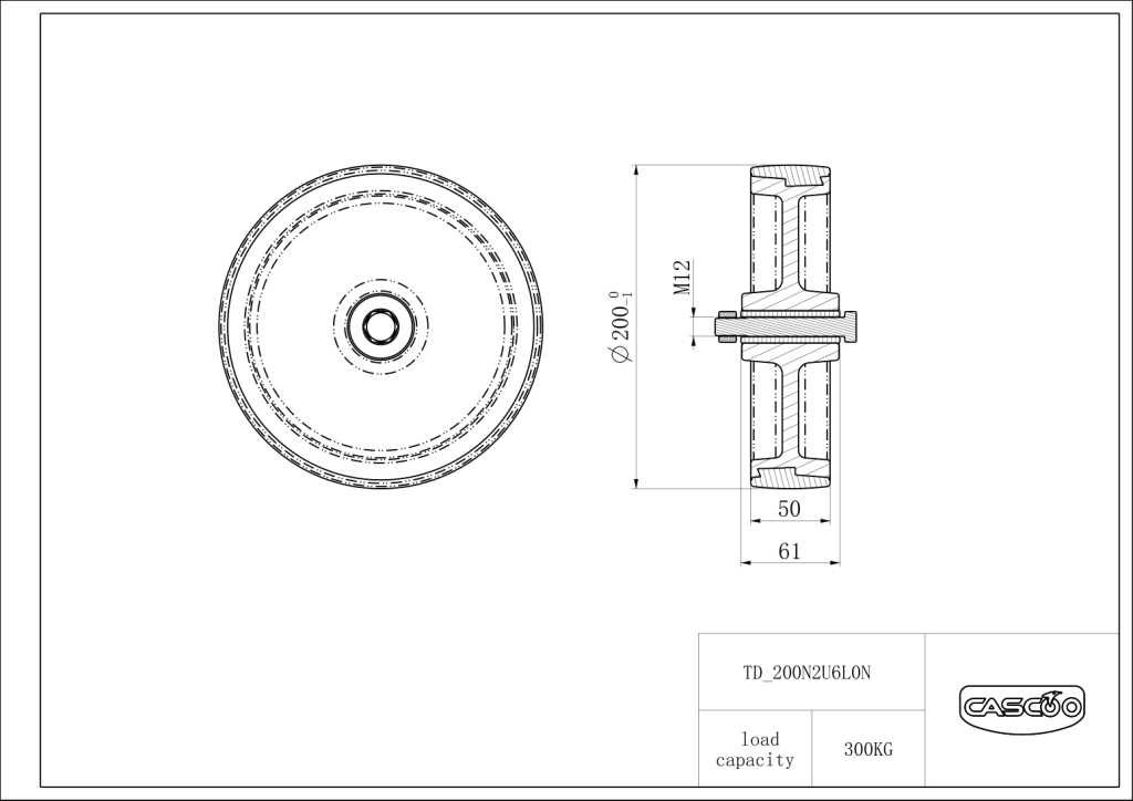 Technische Zeichnung BS200N2U6L0N