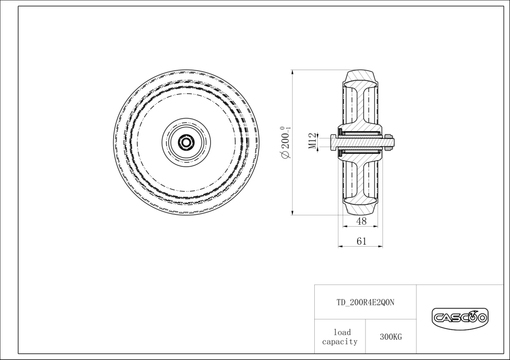 Technische Zeichnung BS200R4E2Q0N